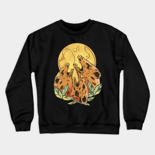 Opossums At The Moon Crewneck Sweatshirt